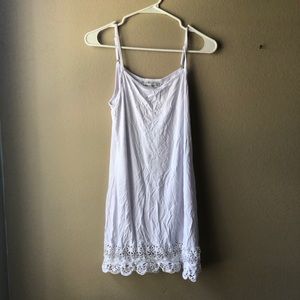 White lace tank extender